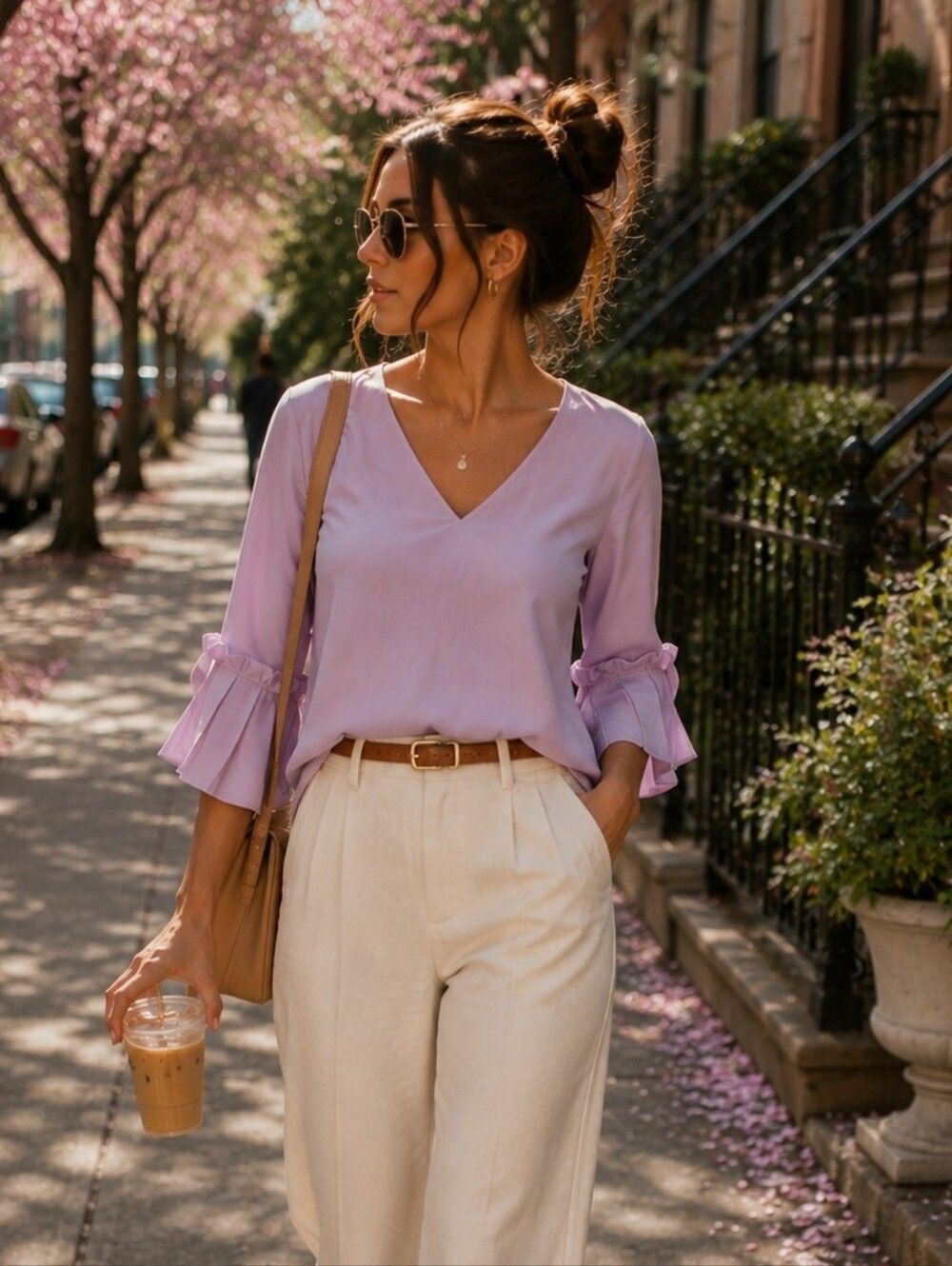 NWT Ann Taylor Factory light purple blouse
